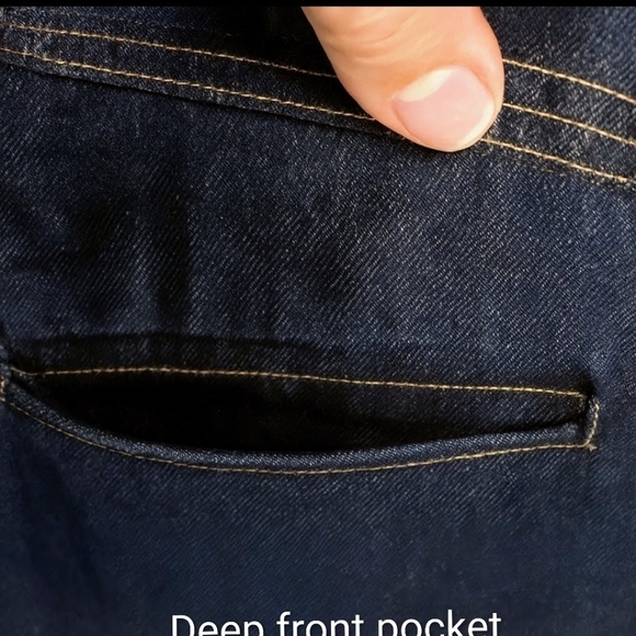 Free People XL Oversized Denim Car Jacket — Double-Breasted, Deep Pockets - Picture 8 of 16